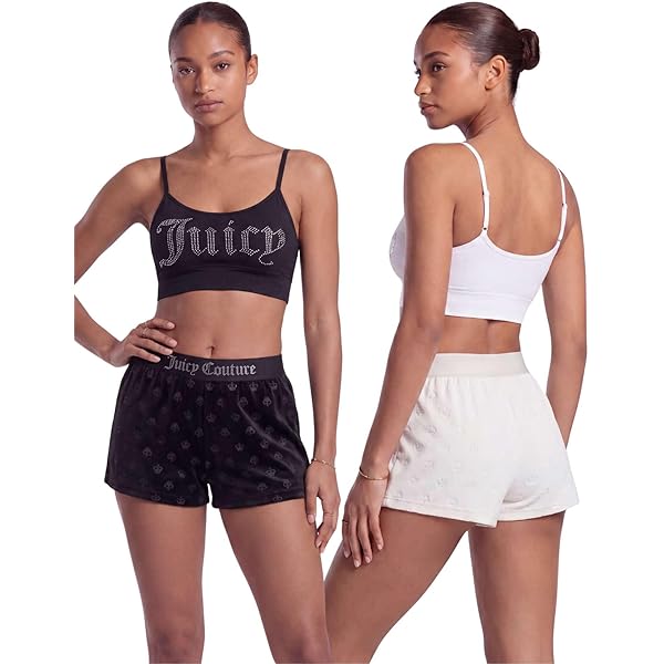 Juicy Couture Women's 2-Pack Sleep and Lounge Velvet Fleece